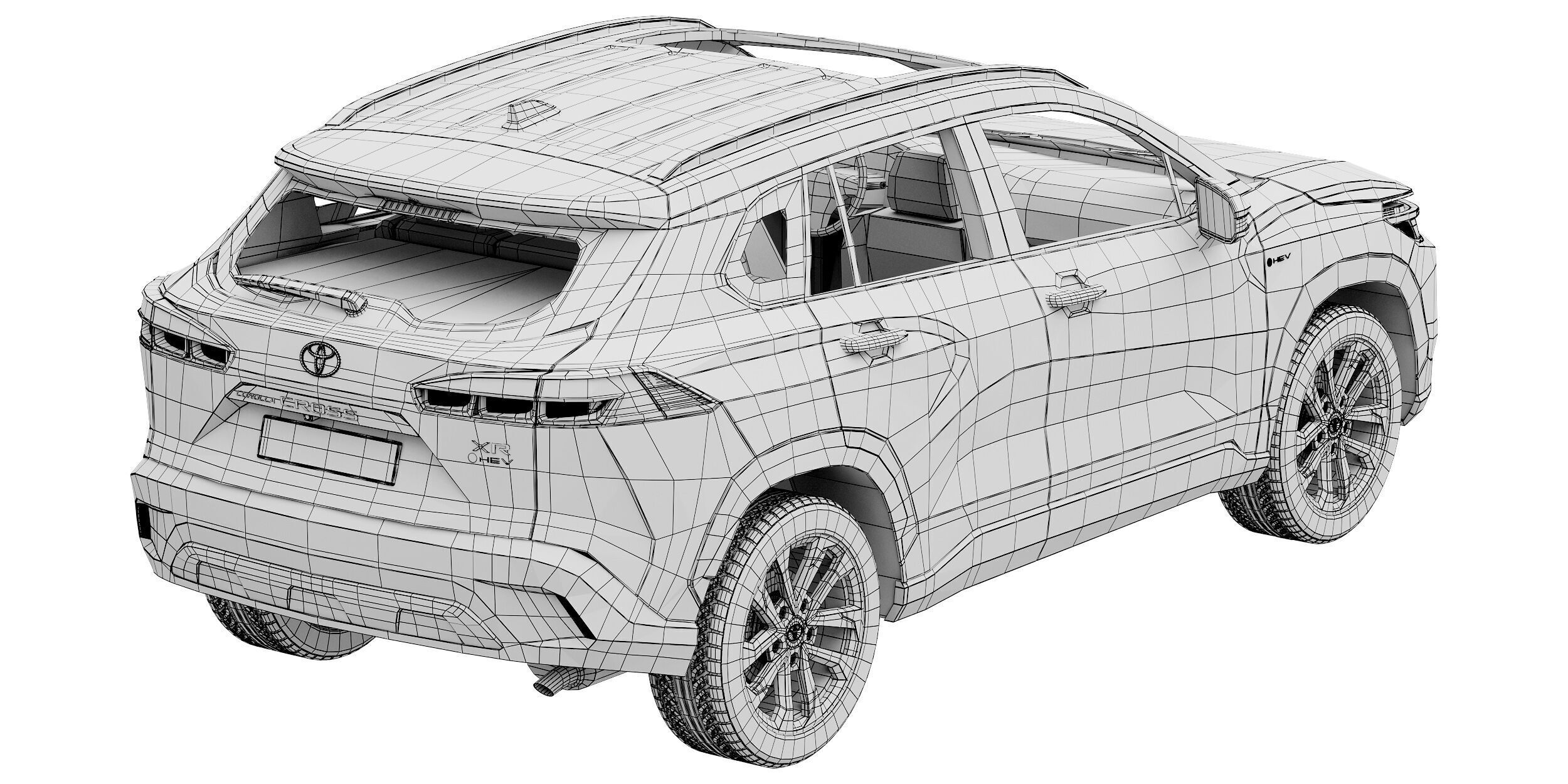 Toyota Corolla Cross Hybrid 2025 3D model_17