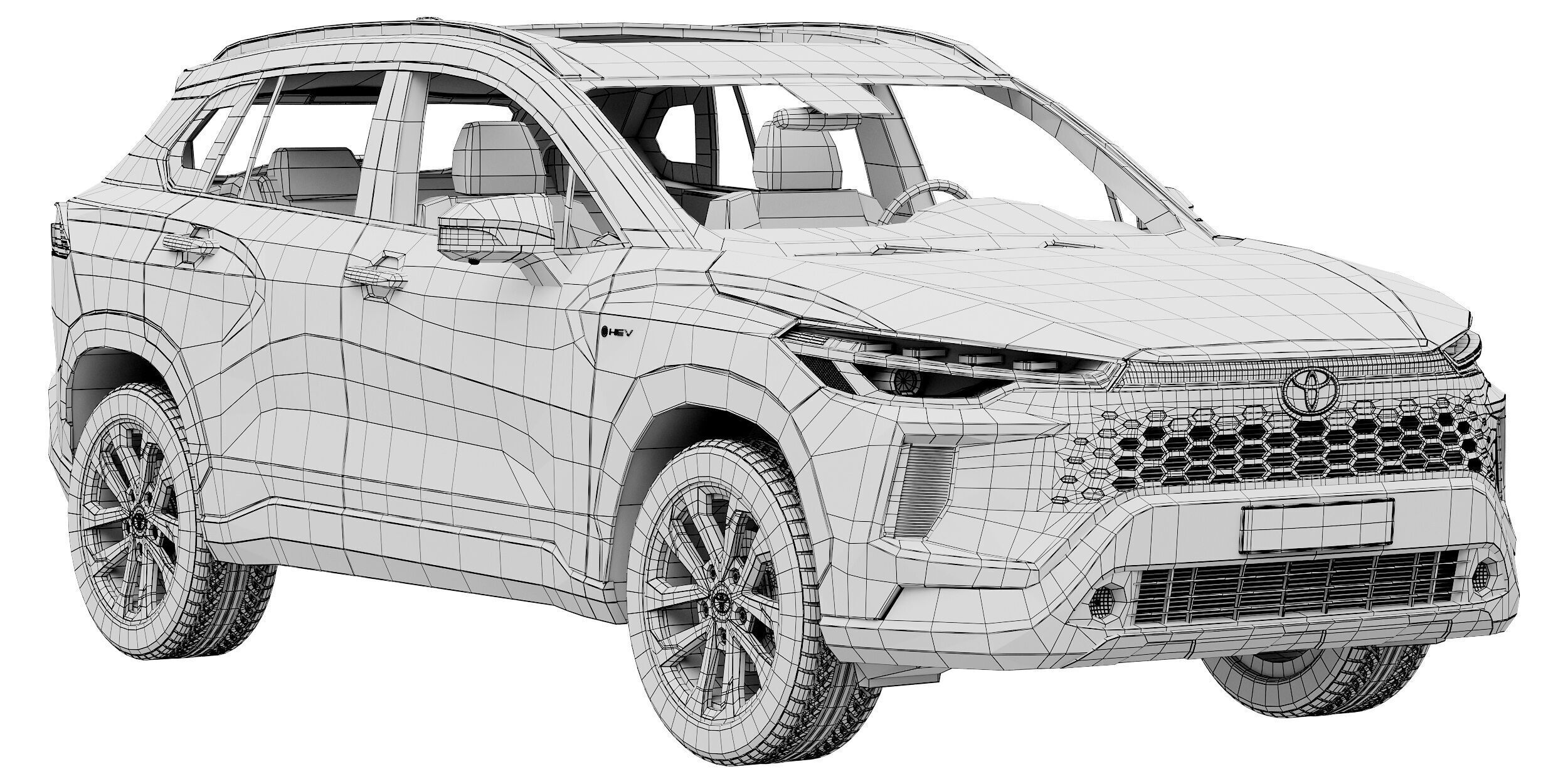 Toyota Corolla Cross Hybrid 2025 3D model_14