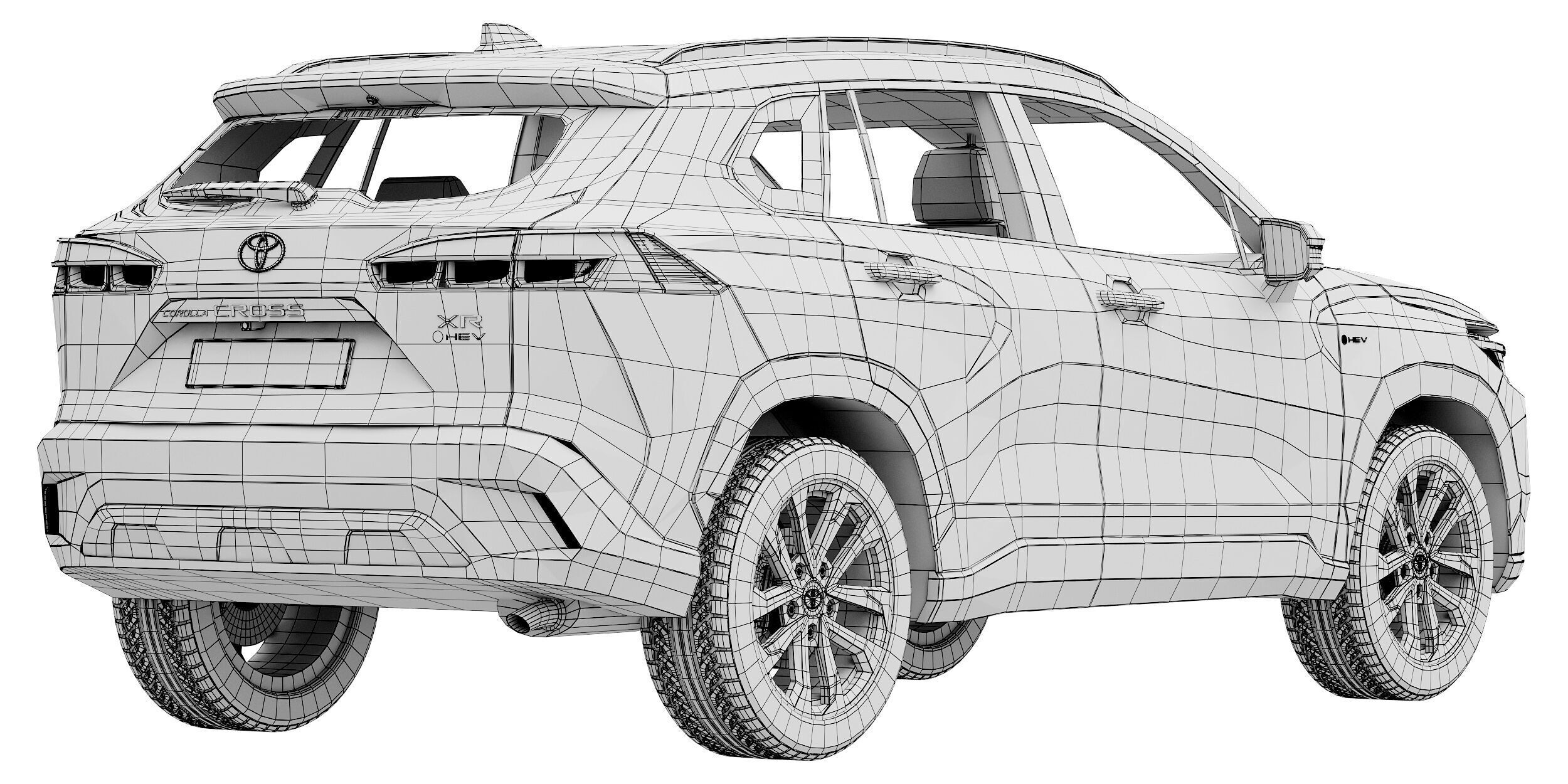 Toyota Corolla Cross Hybrid 2025 3D model_16