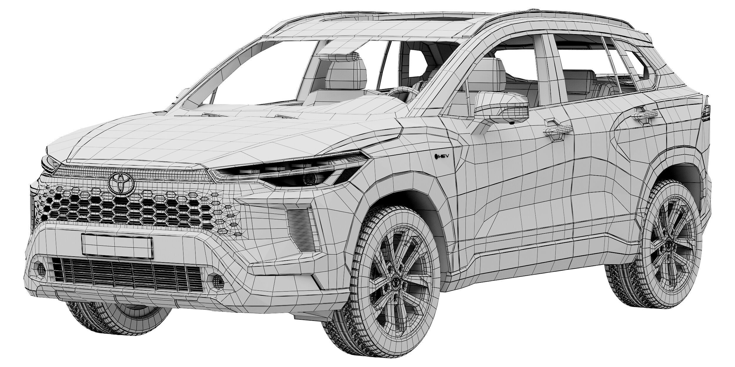 Toyota Corolla Cross Hybrid 2025 3D model_13