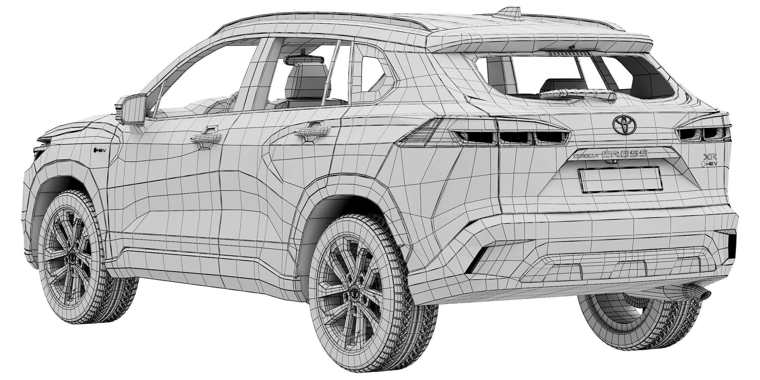 Toyota Corolla Cross Hybrid 2025 3D model_15