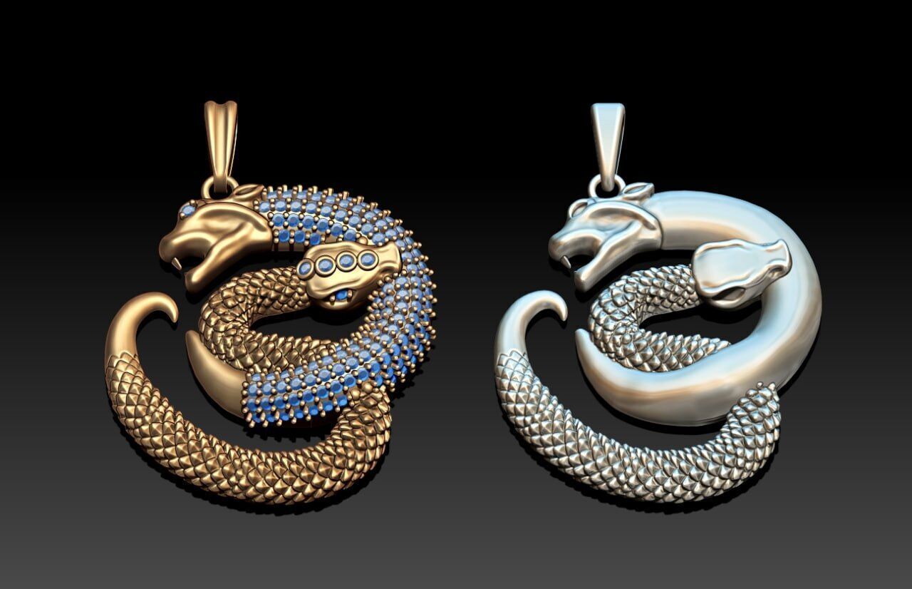 Snake-panter M37 3D print model_1