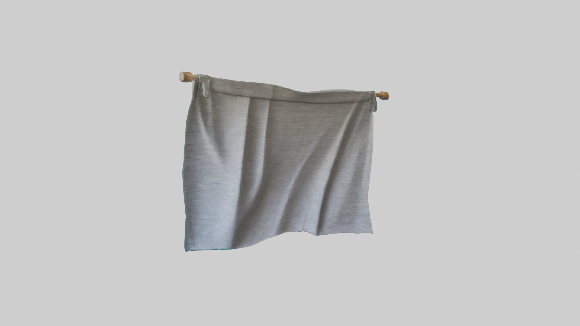 Hanging Fabric Wall Art Low-poly 3D model_2