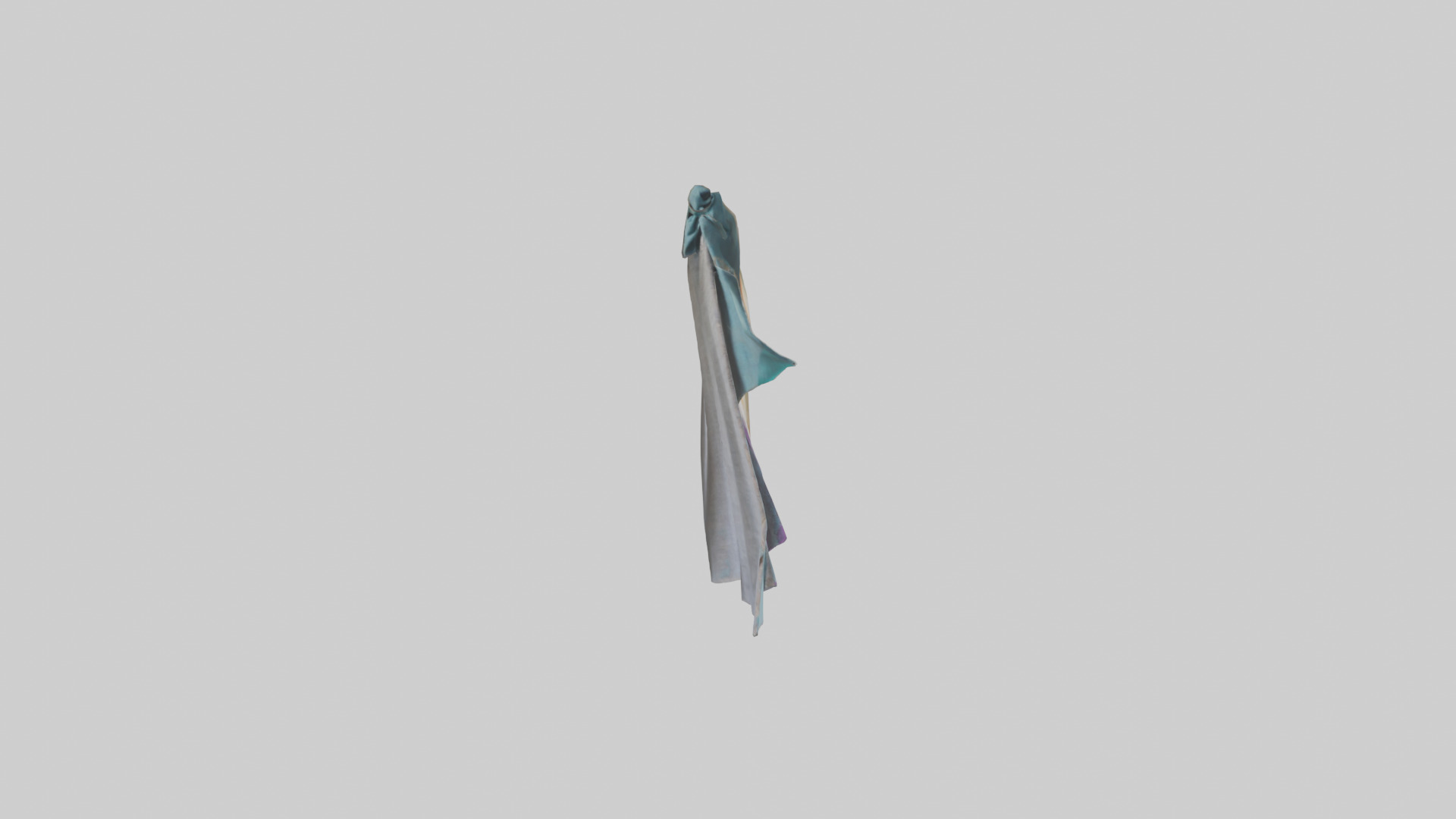 Hanging Fabric Wall Art Low-poly 3D model_9