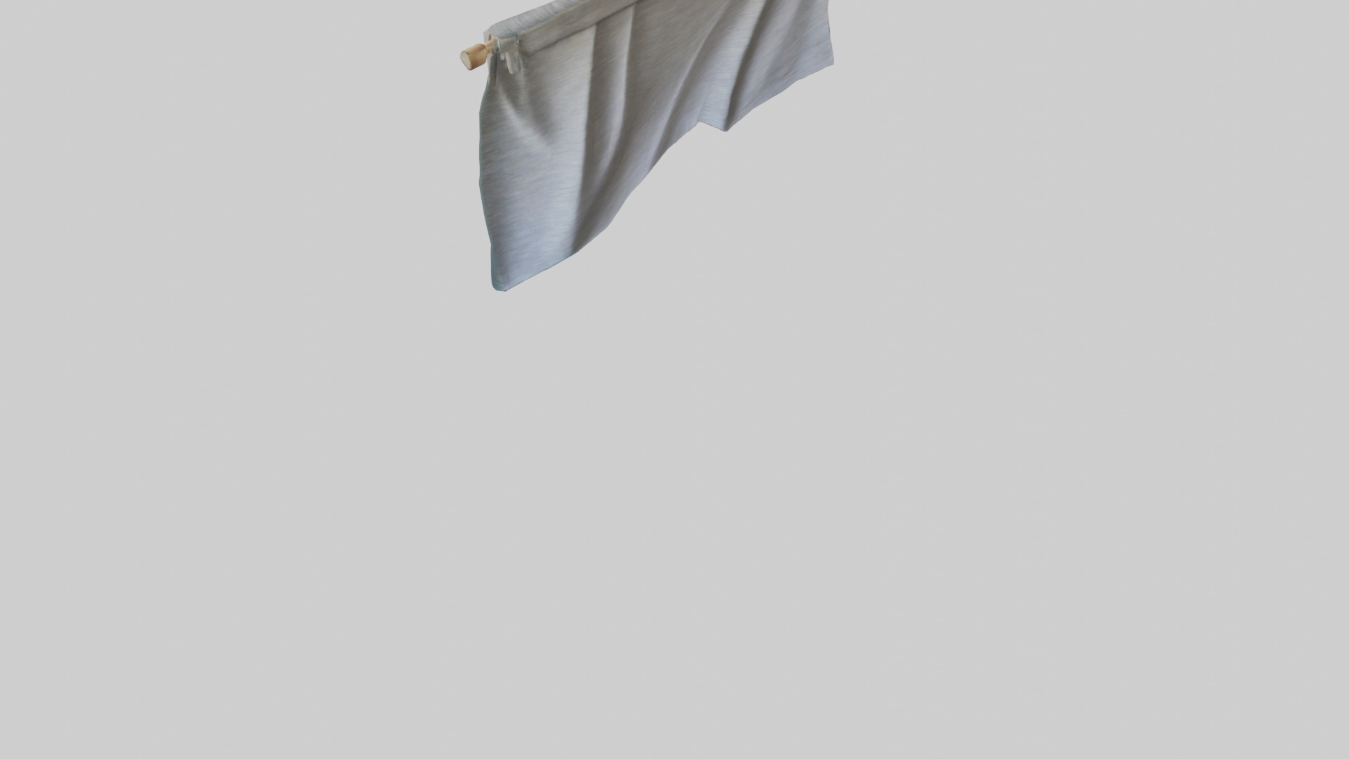 Hanging Fabric Wall Art Low-poly 3D model_4