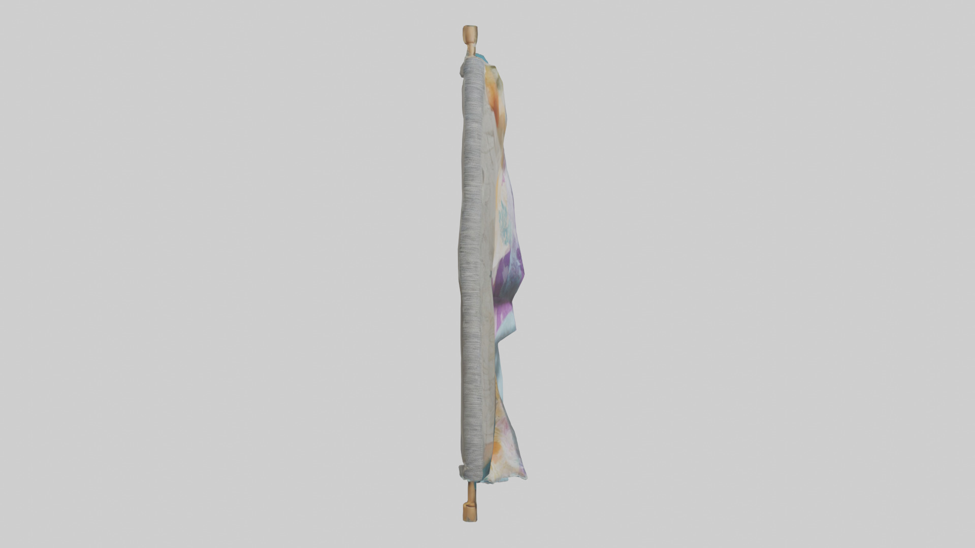 Hanging Fabric Wall Art Low-poly 3D model_14