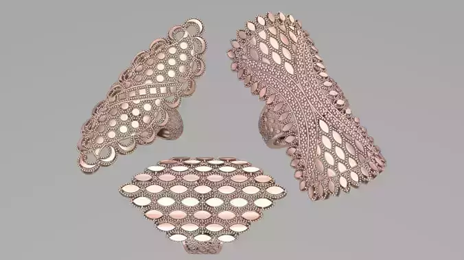 3 arabic fusion ring