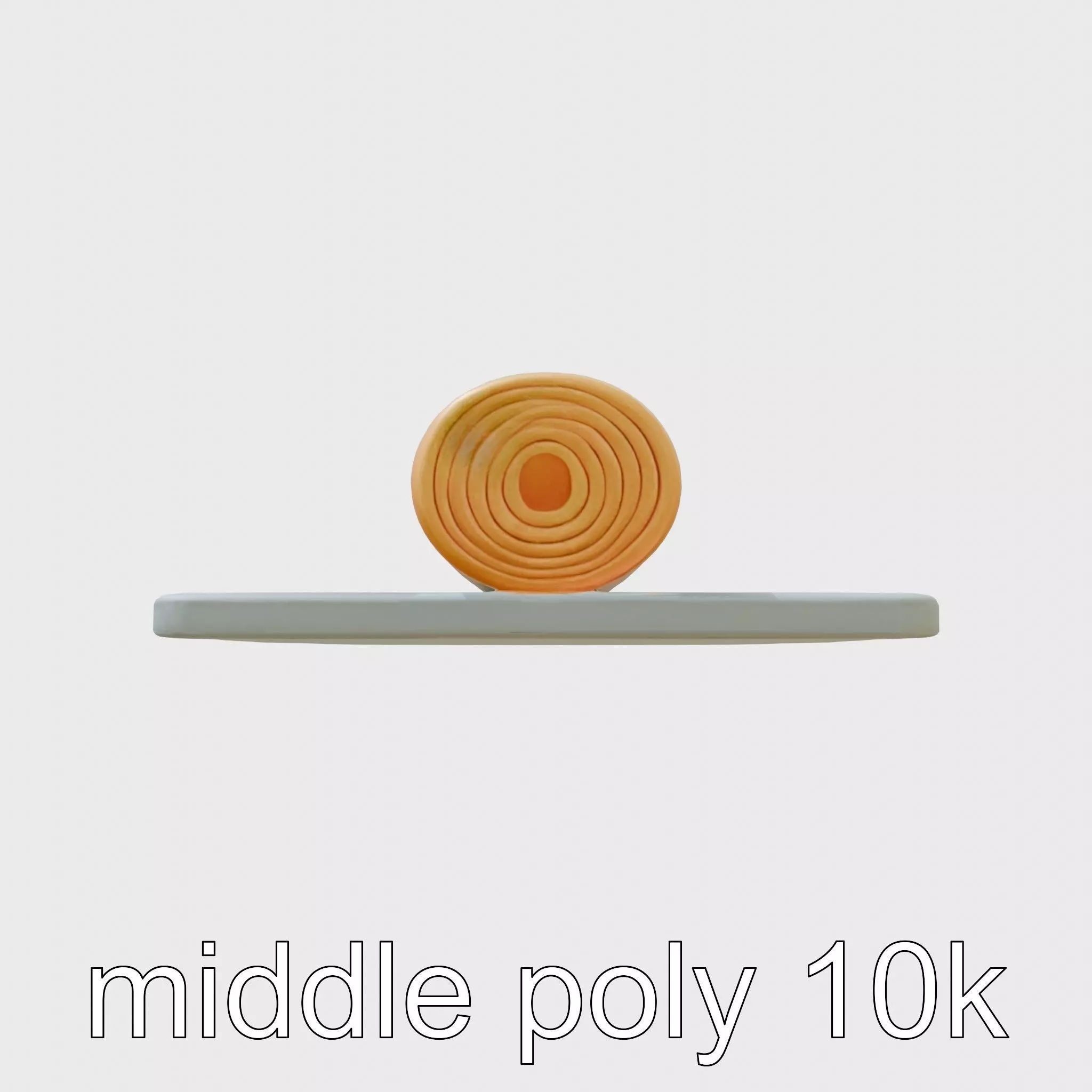 Gymnastics Safety Mat with Soft Padding Low-poly 3D model_0