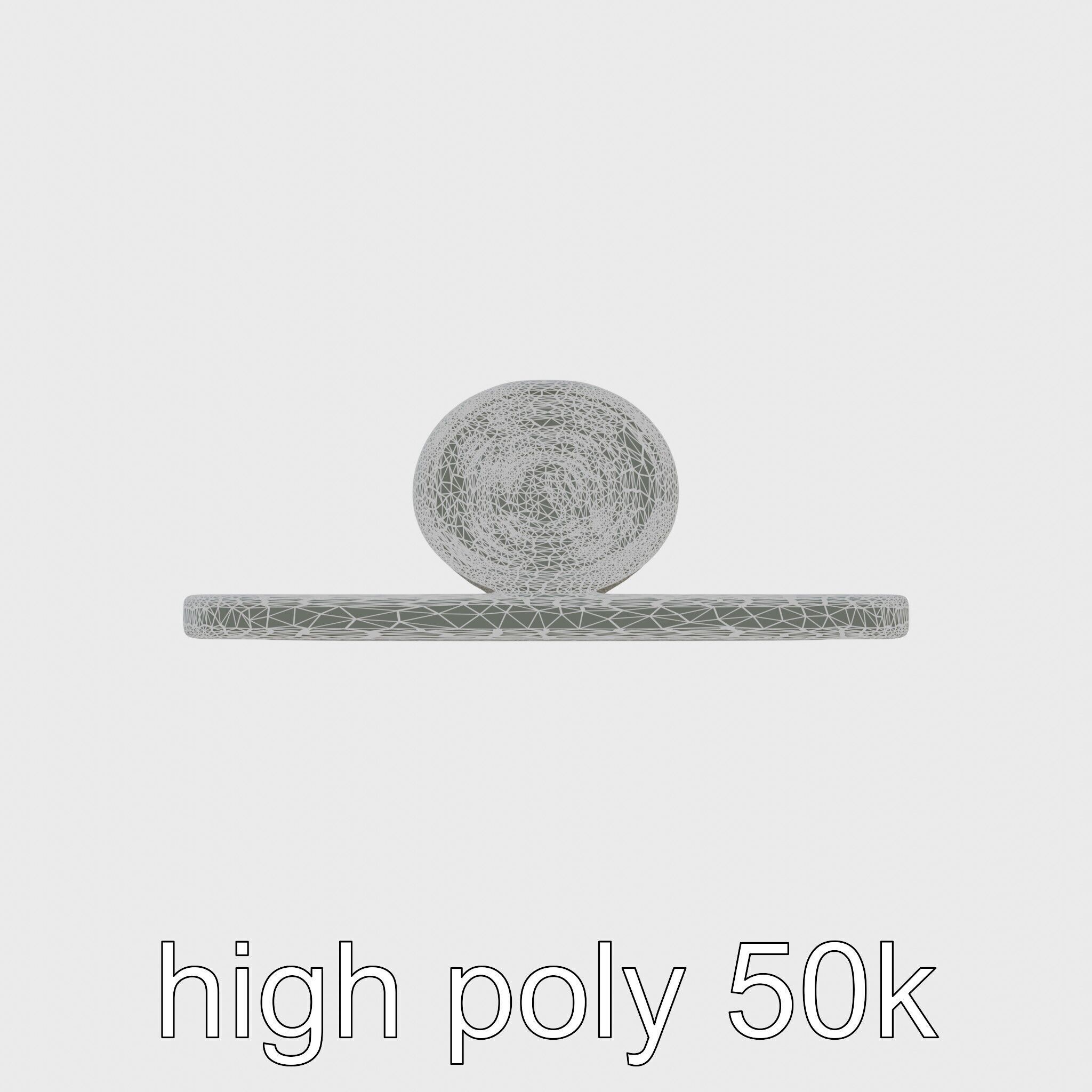 Gymnastics Safety Mat with Soft Padding Low-poly 3D model_13