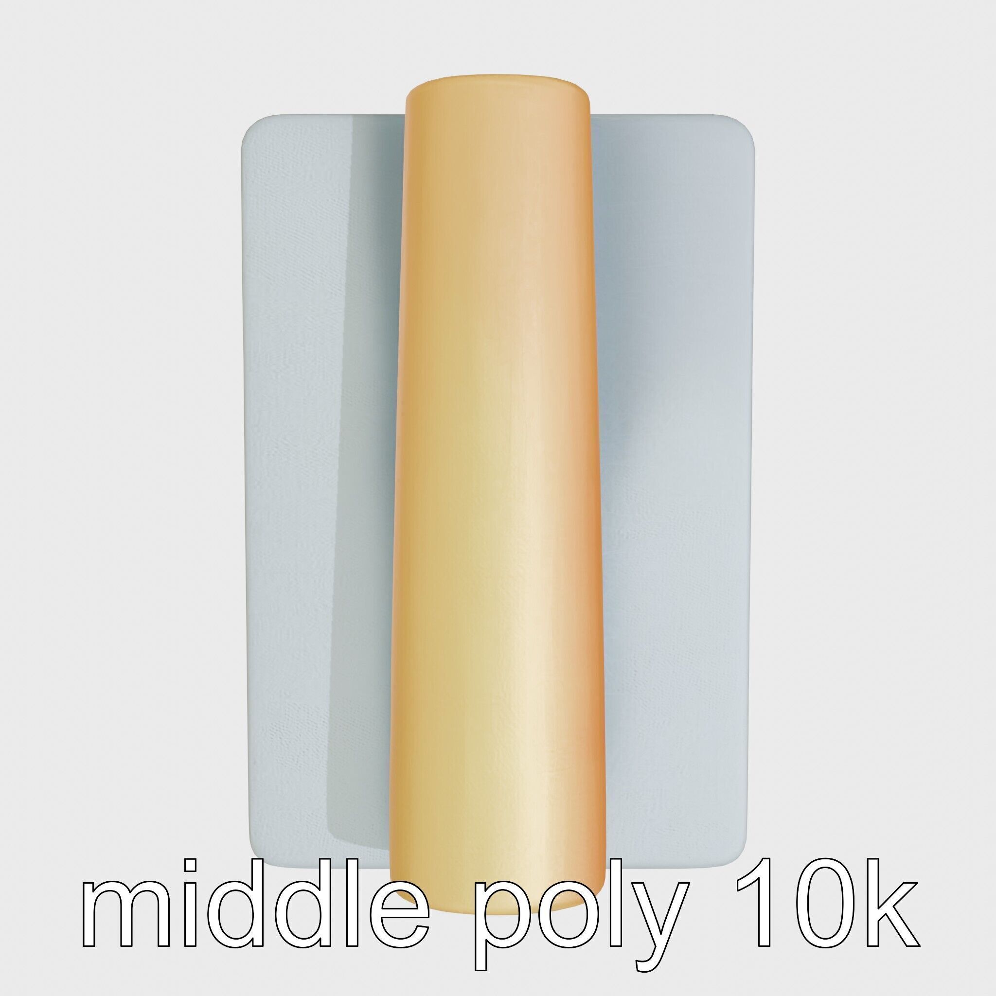 Gymnastics Safety Mat with Soft Padding Low-poly 3D model_23