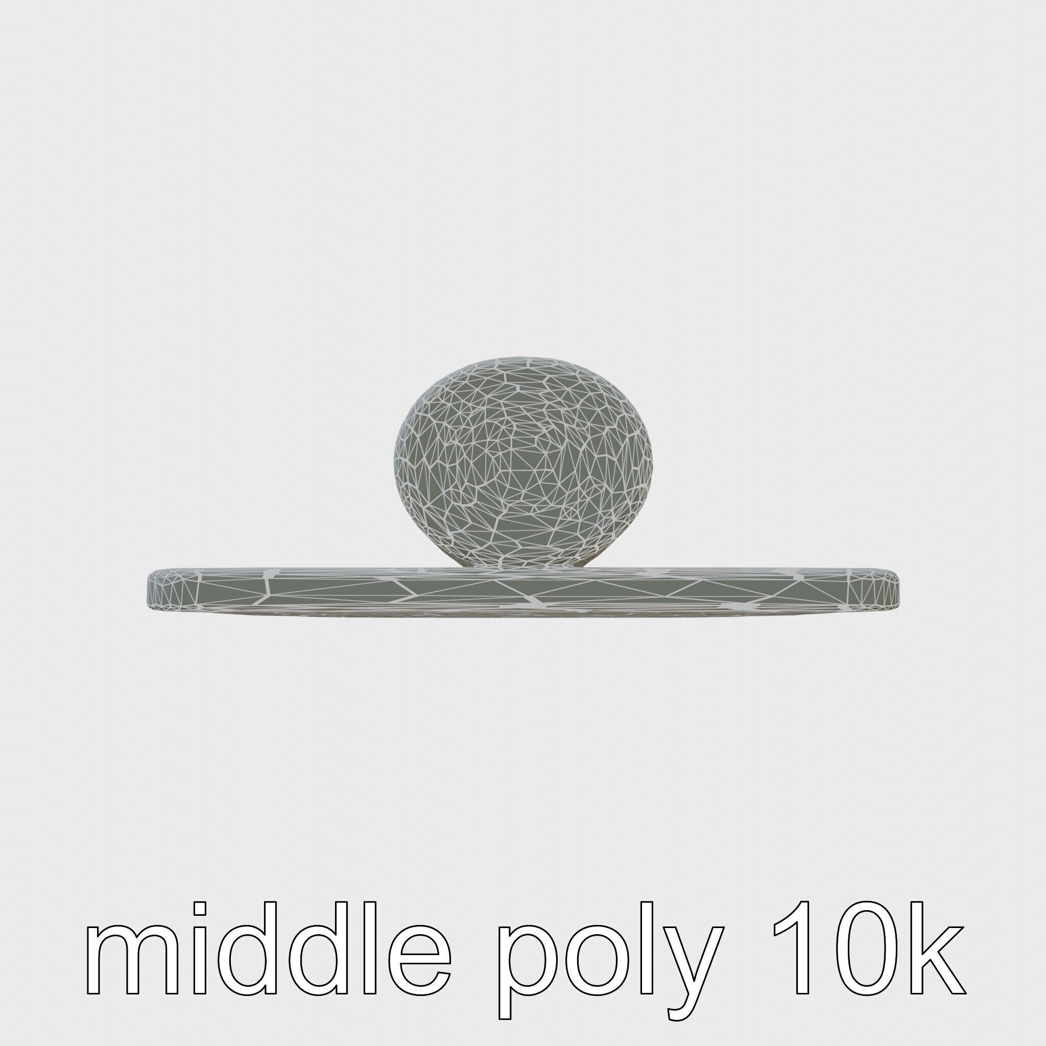 Gymnastics Safety Mat with Soft Padding Low-poly 3D model_9