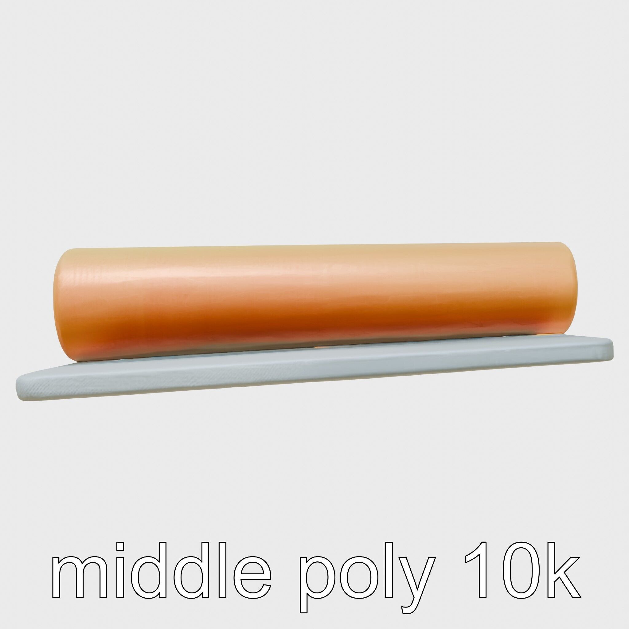 Gymnastics Safety Mat with Soft Padding Low-poly 3D model_19