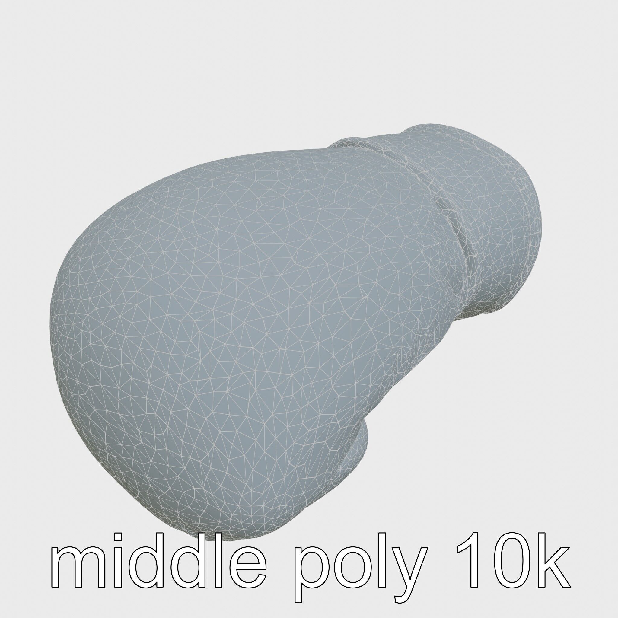 Boxing Glove with Protective Cushioning Model Low-poly 3D model_16