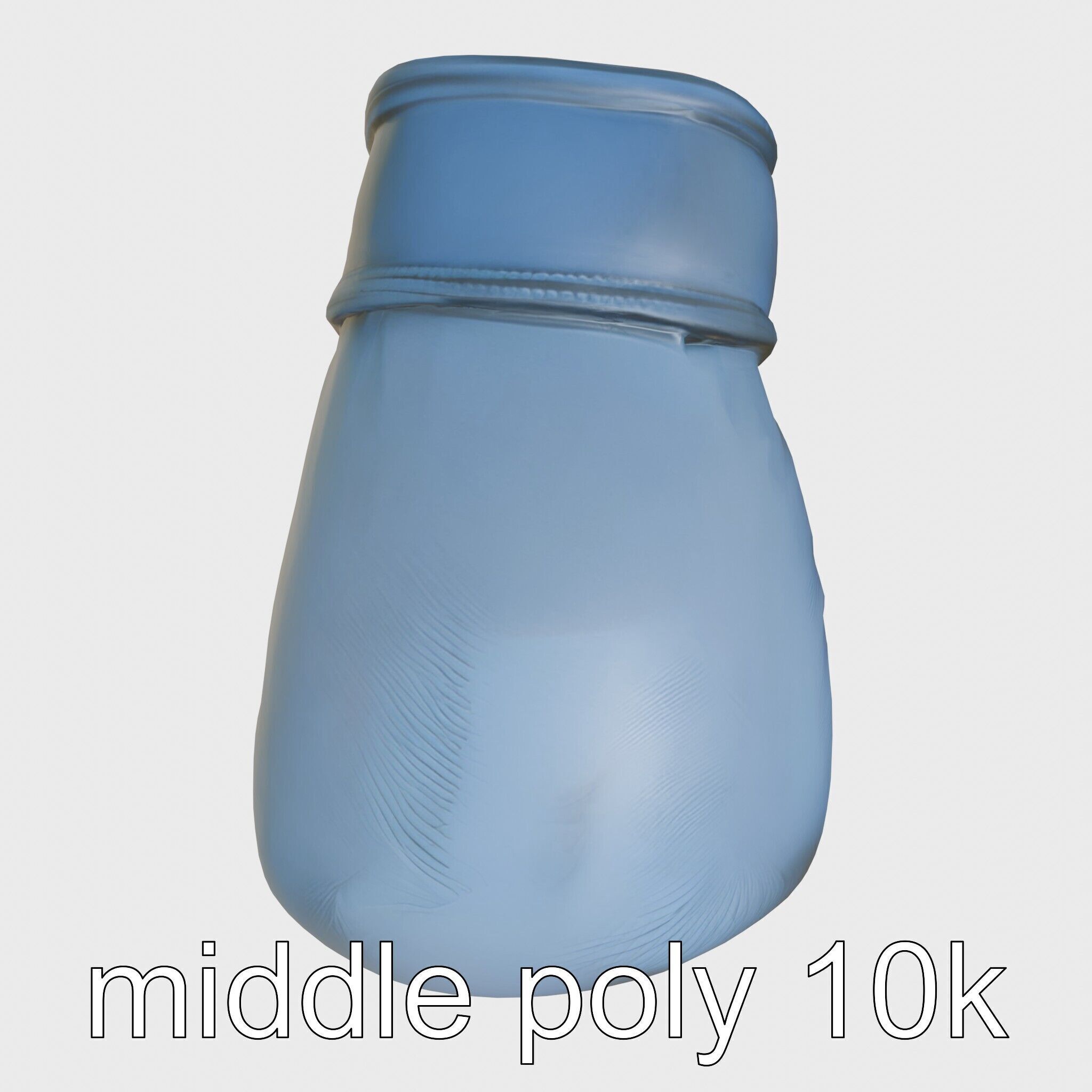 Boxing Glove with Protective Cushioning Model Low-poly 3D model_27