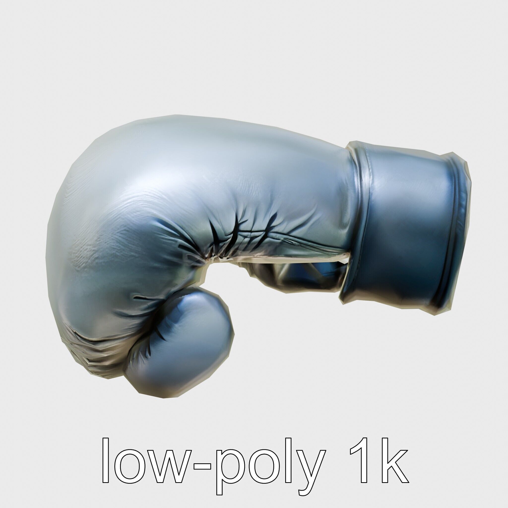 Boxing Glove with Protective Cushioning Model Low-poly 3D model_18
