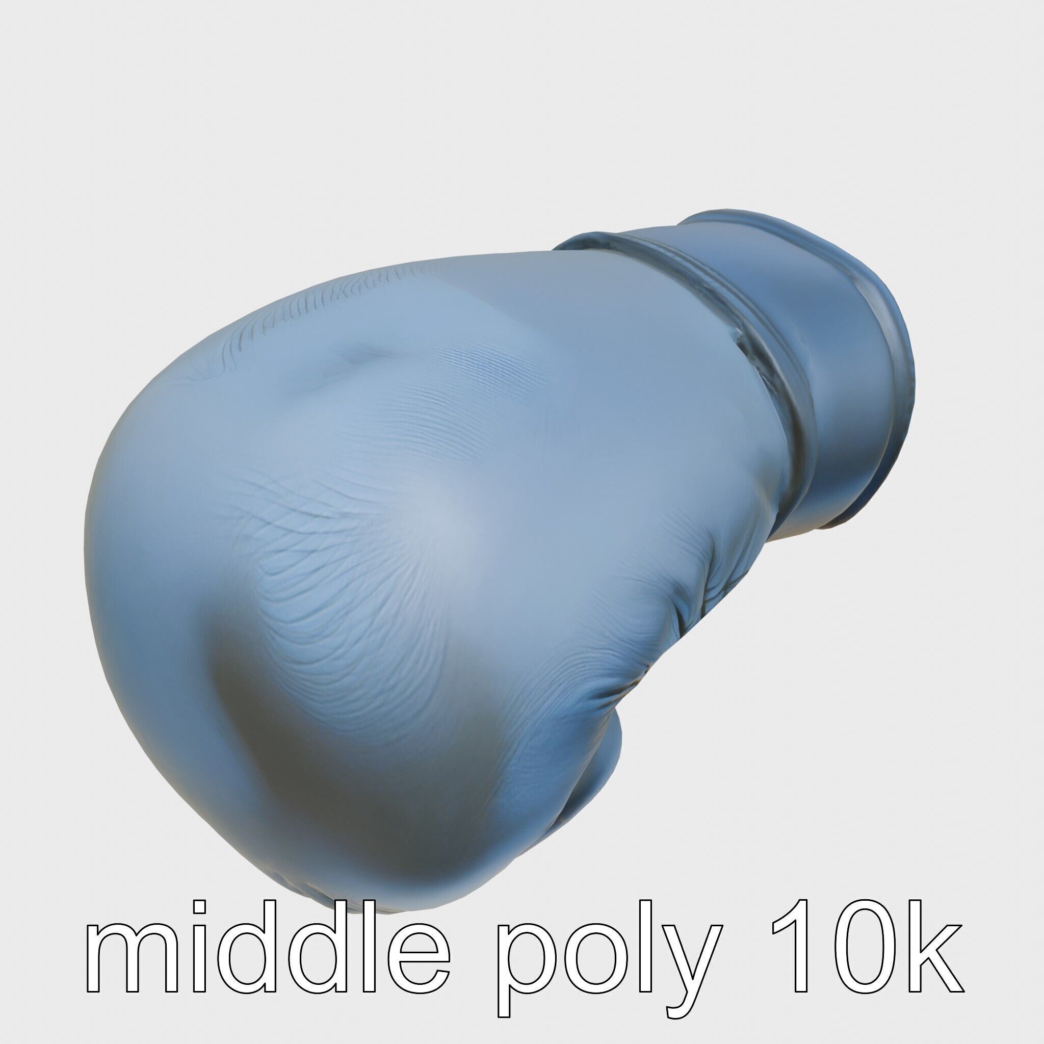 Boxing Glove with Protective Cushioning Model Low-poly 3D model_12