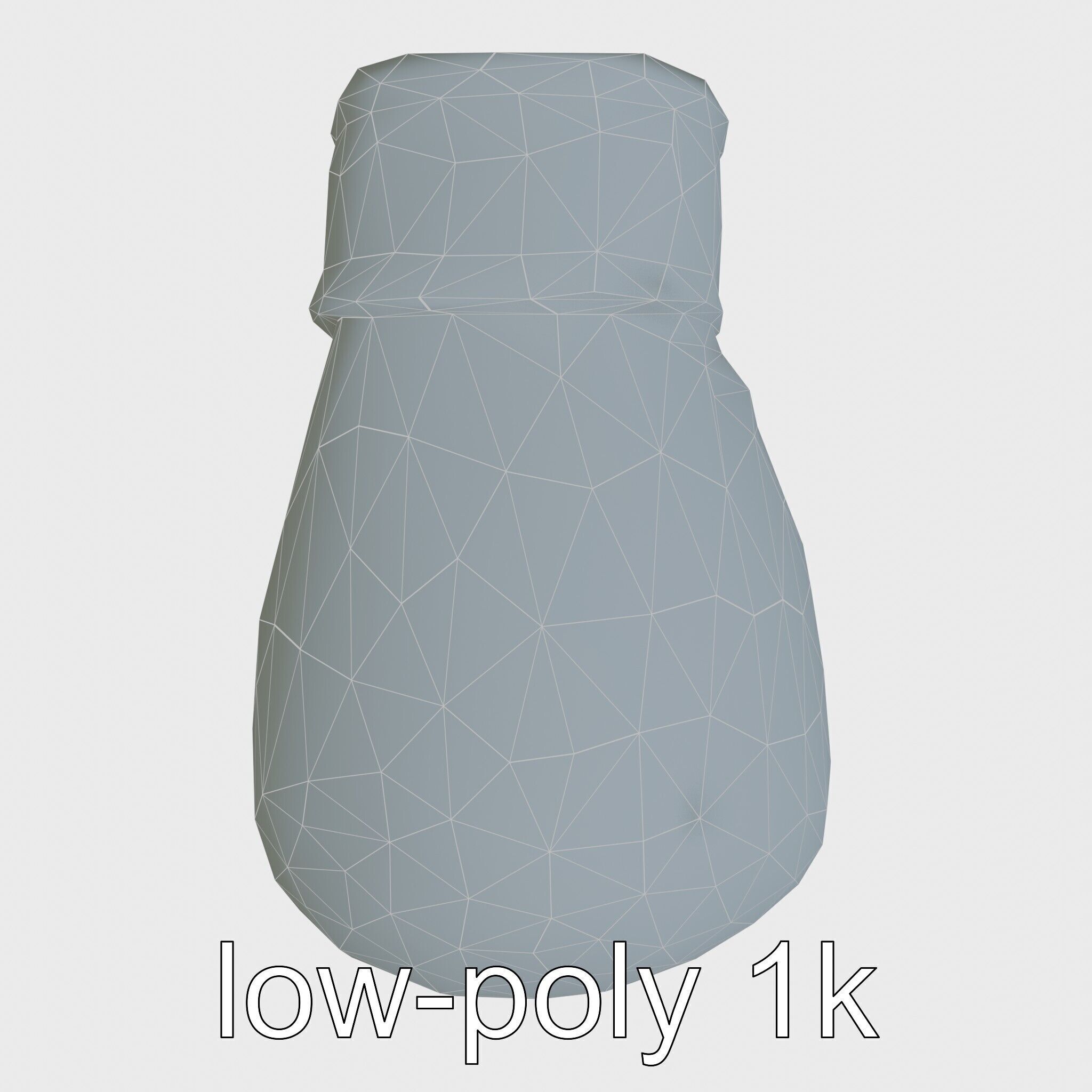 Boxing Glove with Protective Cushioning Model Low-poly 3D model_25