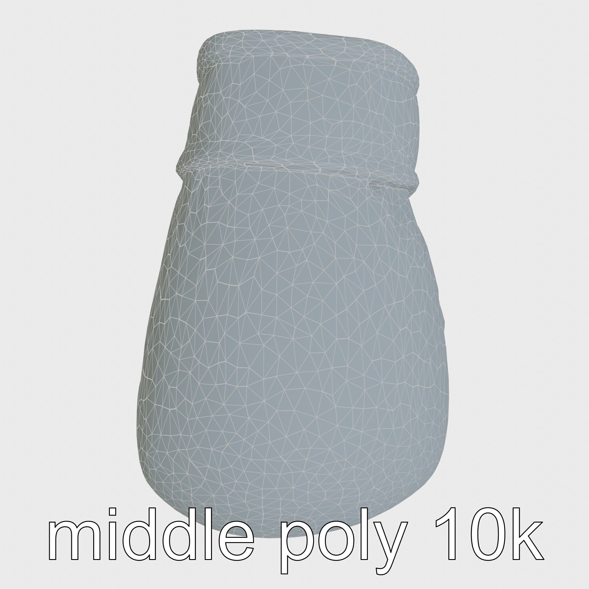 Boxing Glove with Protective Cushioning Model Low-poly 3D model_29