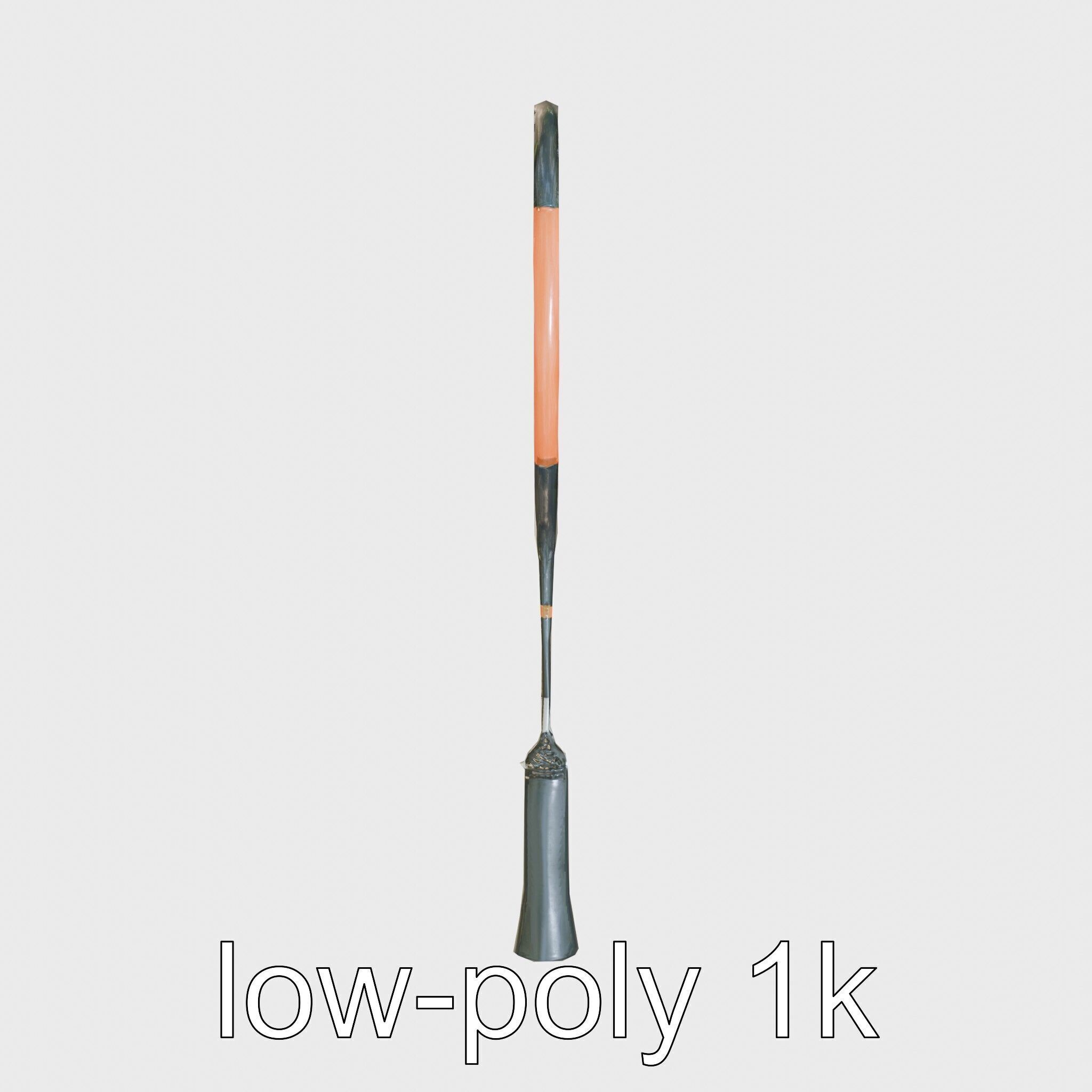 Light Aluminum Frame Badminton Racket for Fast Play Low-poly 3D model_24