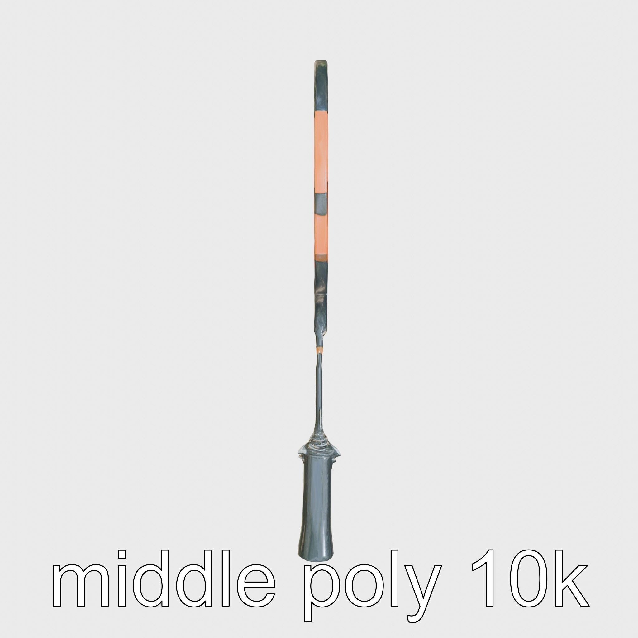 Light Aluminum Frame Badminton Racket for Fast Play Low-poly 3D model_12