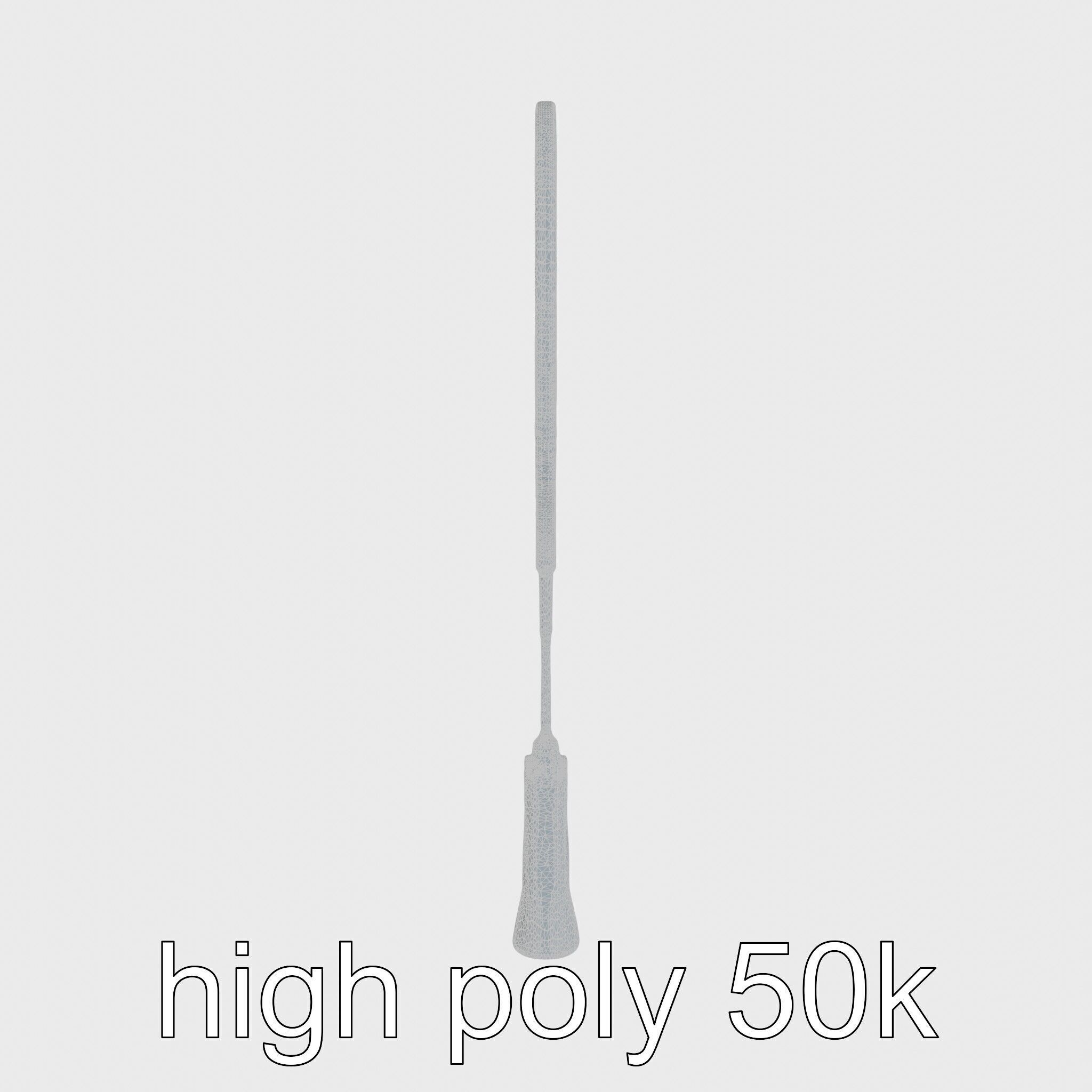 Light Aluminum Frame Badminton Racket for Fast Play Low-poly 3D model_14