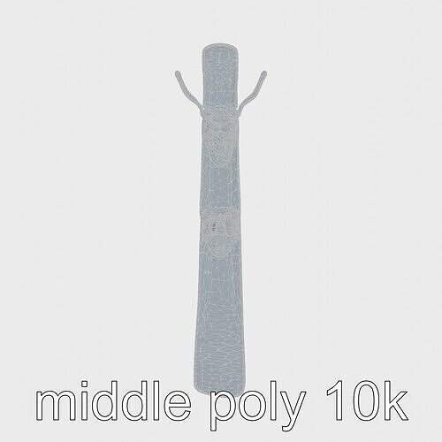 Cross-Country Skis Friction Surface for Walking 3D Model Low-poly 3D model