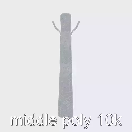 Cross-Country Skis Friction Surface for Walking 3D Model Low-poly 3D model