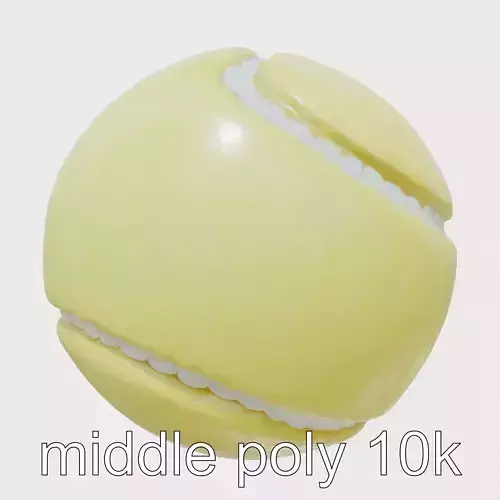 Durable Tennis Ball Model for High-Intensity Training