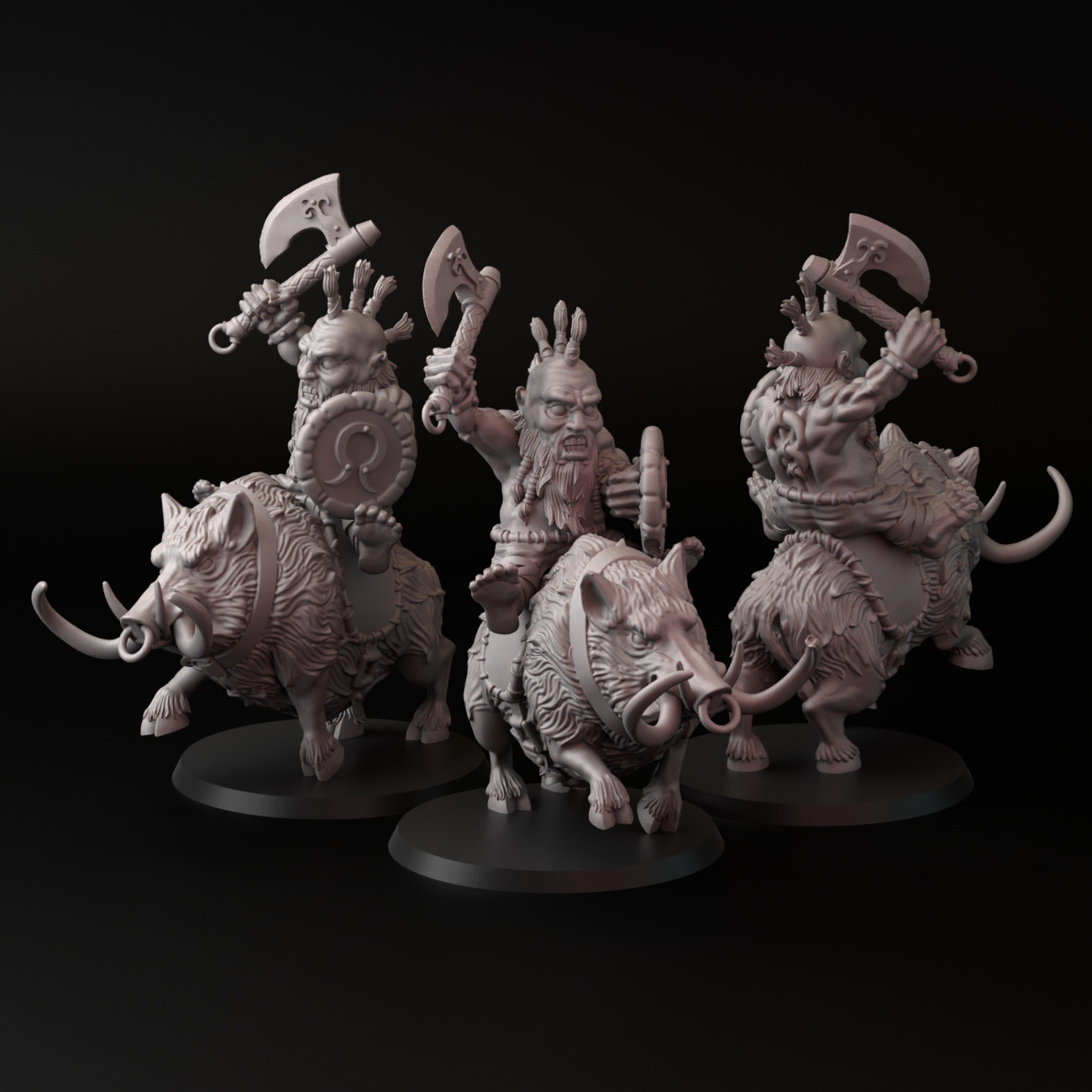 Boar Rider 3D print model_2