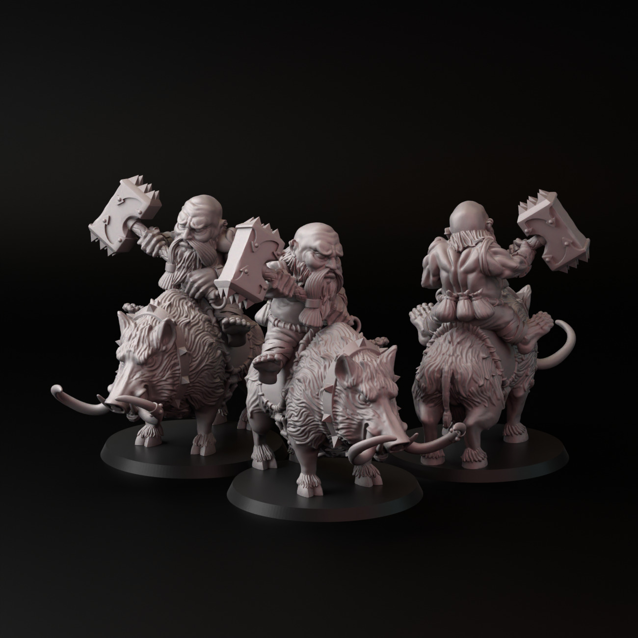 Boar Rider 3D print model_4