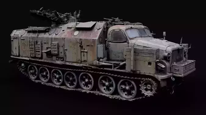soviet military abandoned radar vehicle RAW photogrammetry