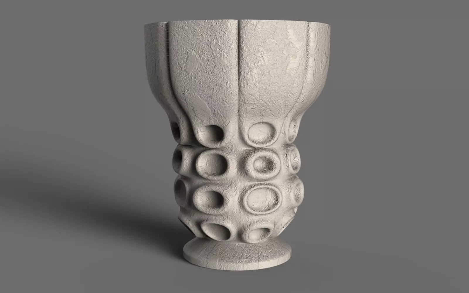 Design a new vase with a special design 3D model_0