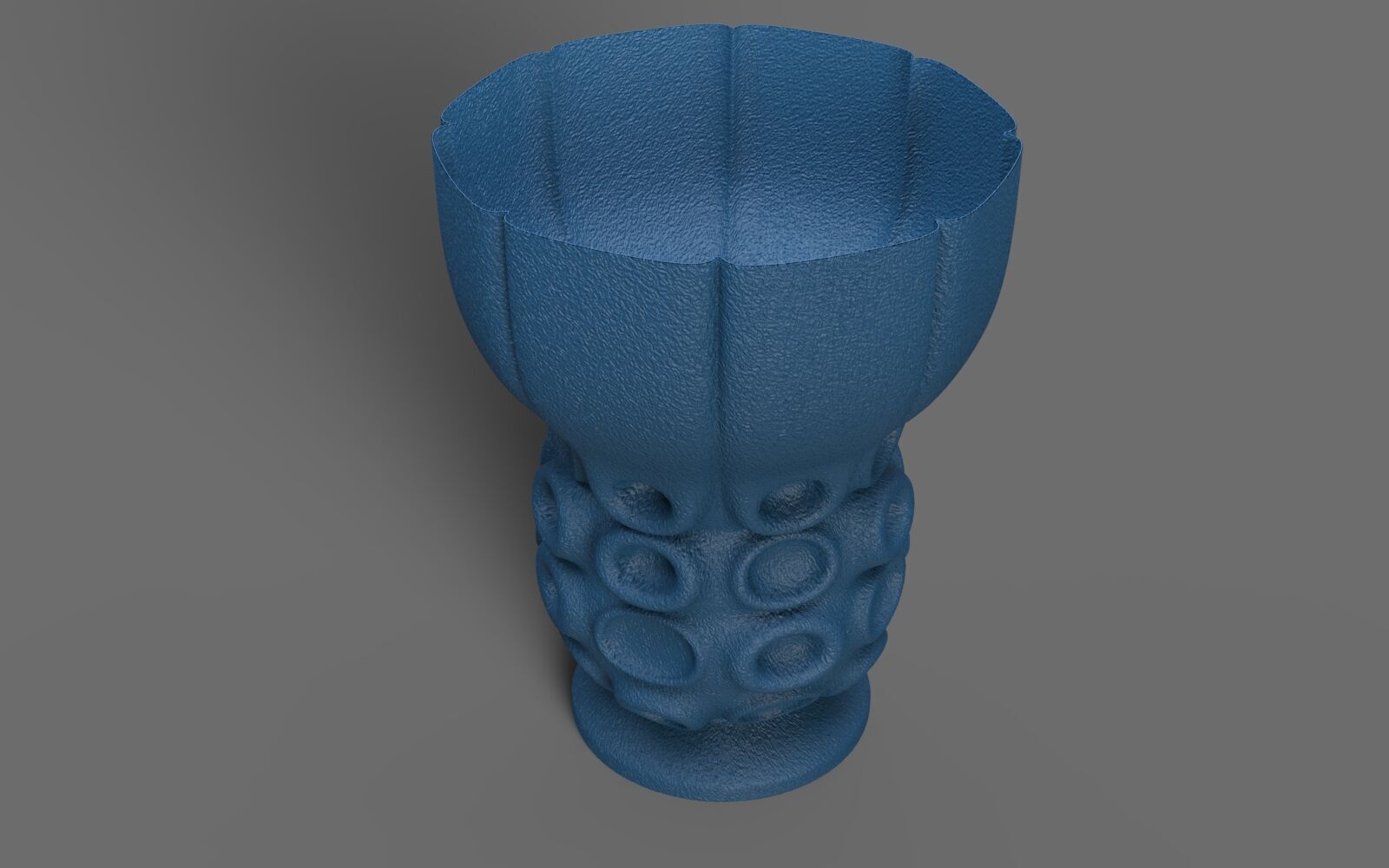 Design a new vase with a special design 3D model_3