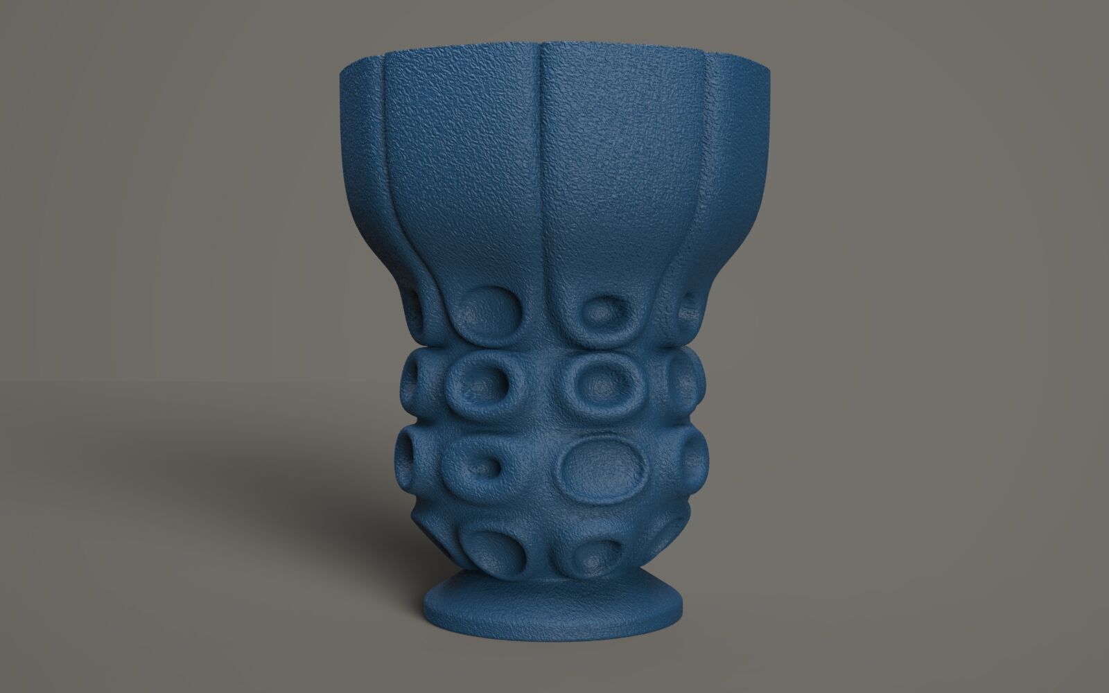 Design a new vase with a special design 3D model_2