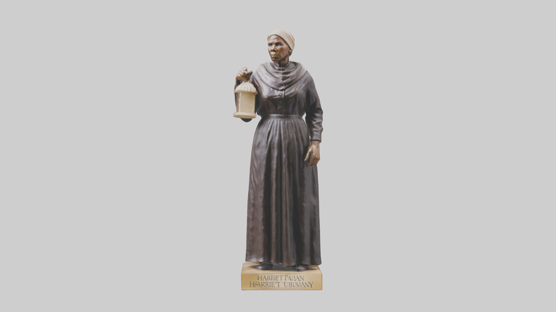 Harriet Tubman statue model Low-poly 3D model_9