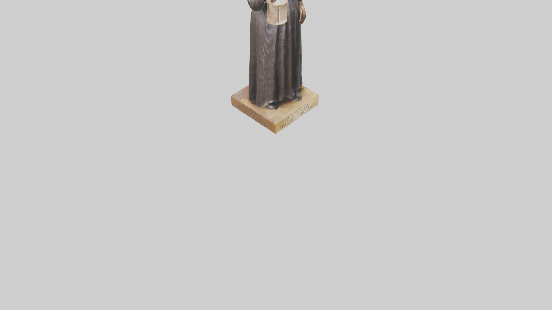 Harriet Tubman statue model Low-poly 3D model_6