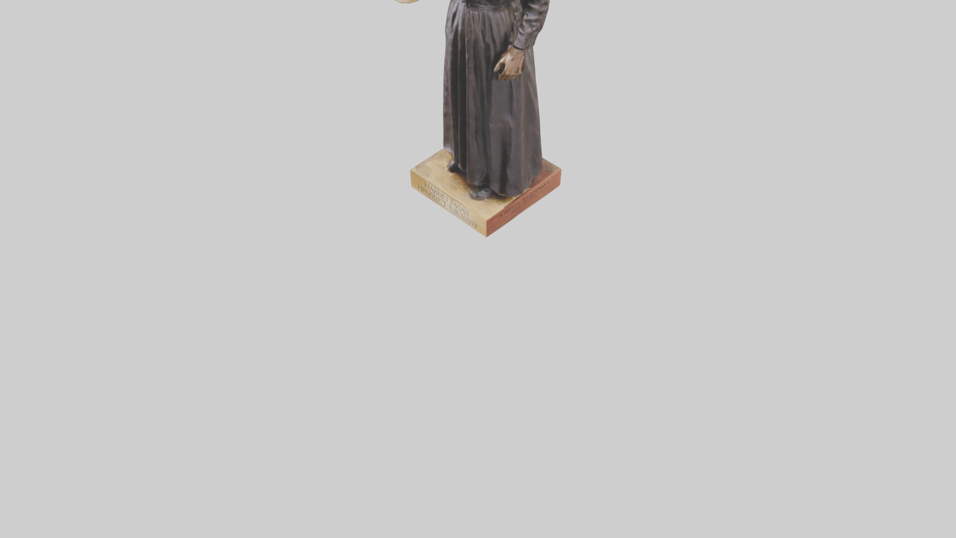 Harriet Tubman statue model Low-poly 3D model_5