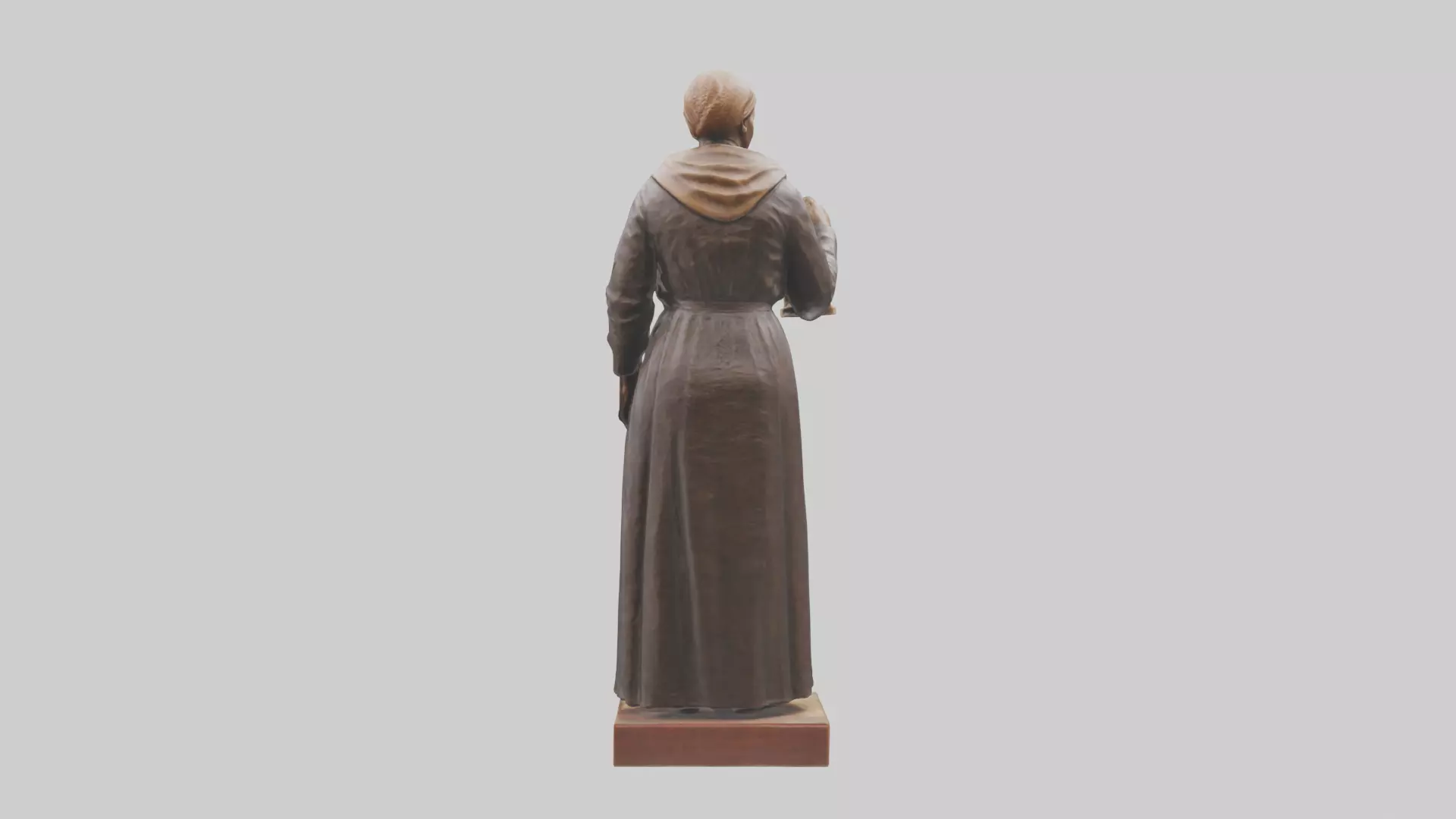 Harriet Tubman statue model Low-poly 3D model_0