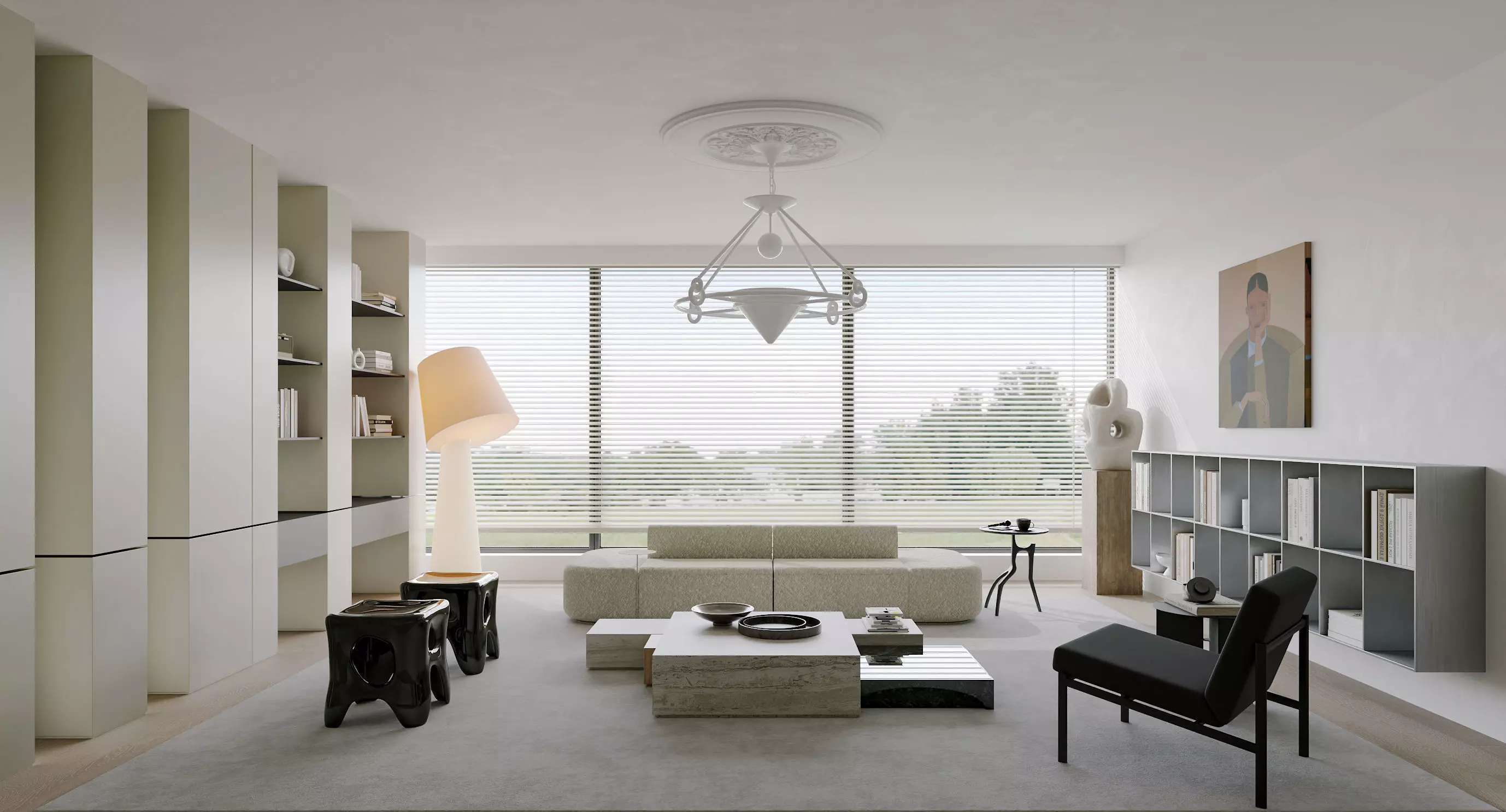 Apartment interior scenes 3D model