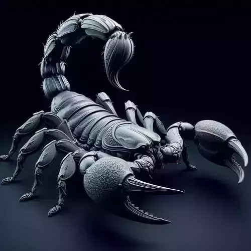 Ultra-Realistic Scorpion Sculpture