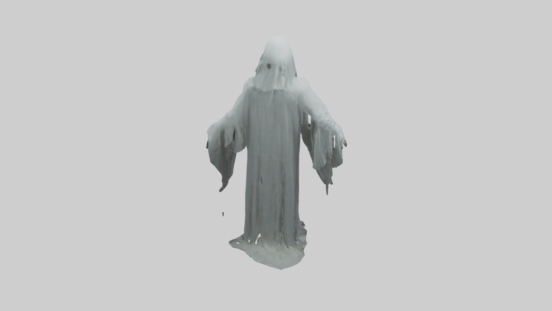 Haunted ghost model Low-poly 3D model_15