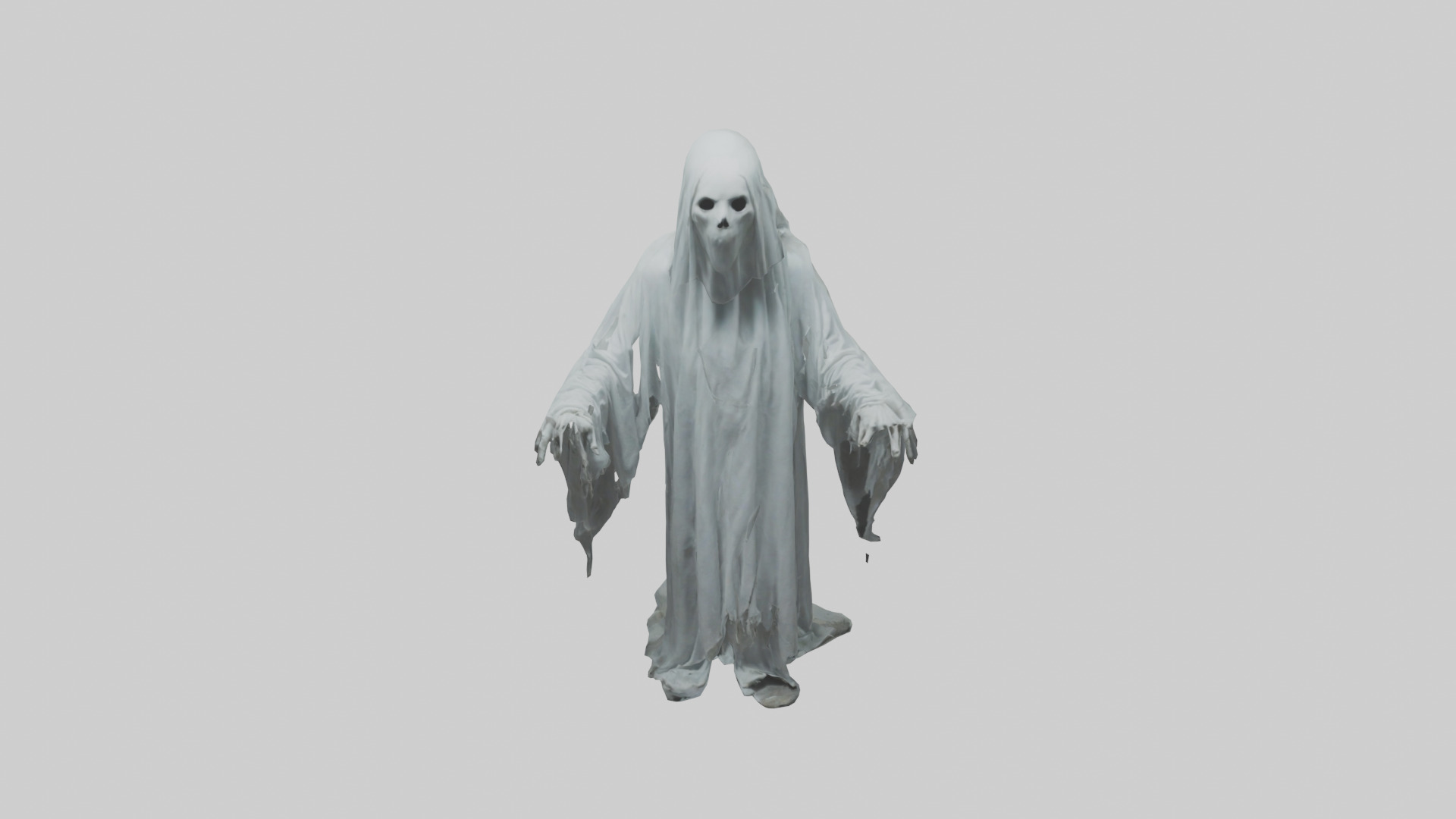 Haunted ghost model Low-poly 3D model_16