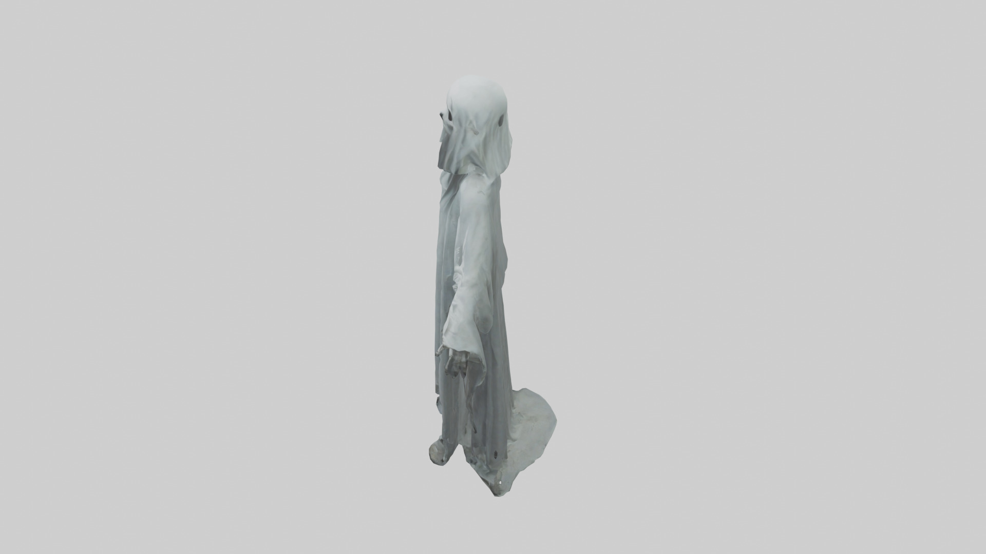 Haunted ghost model Low-poly 3D model_17