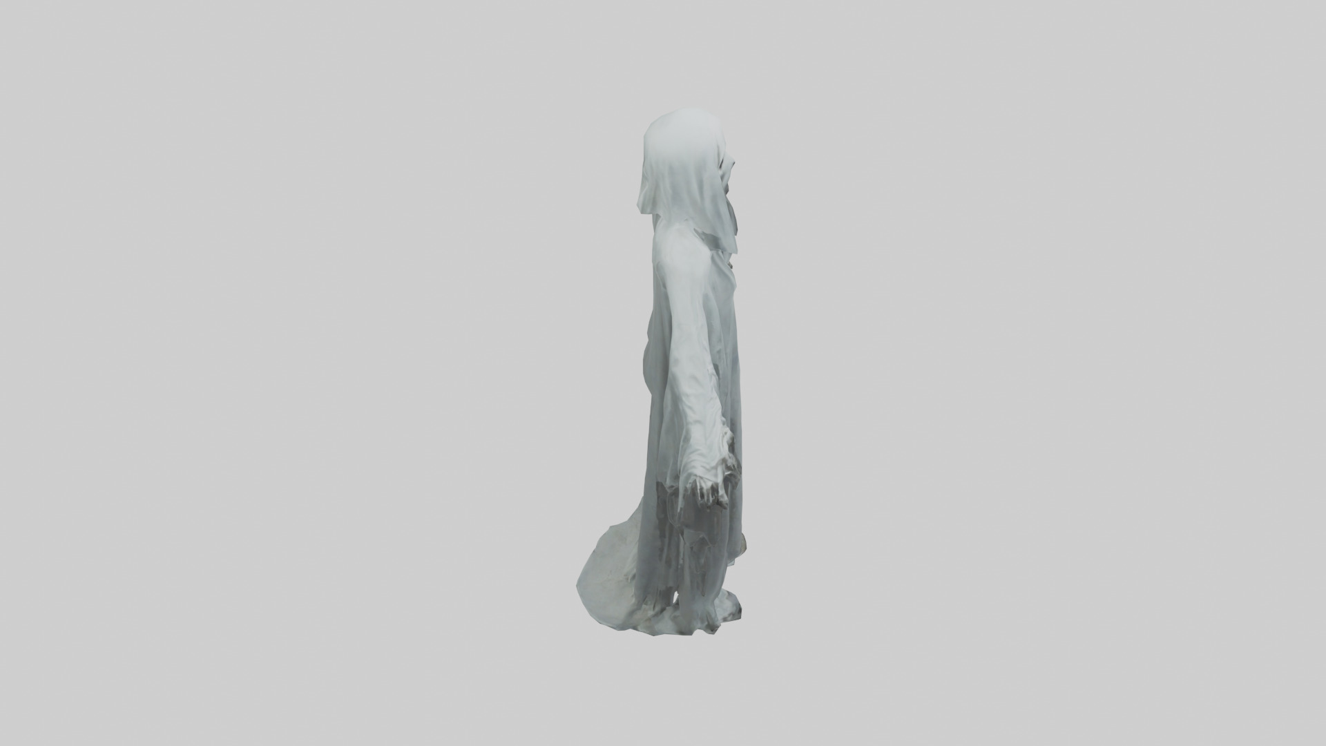 Haunted ghost model Low-poly 3D model_18