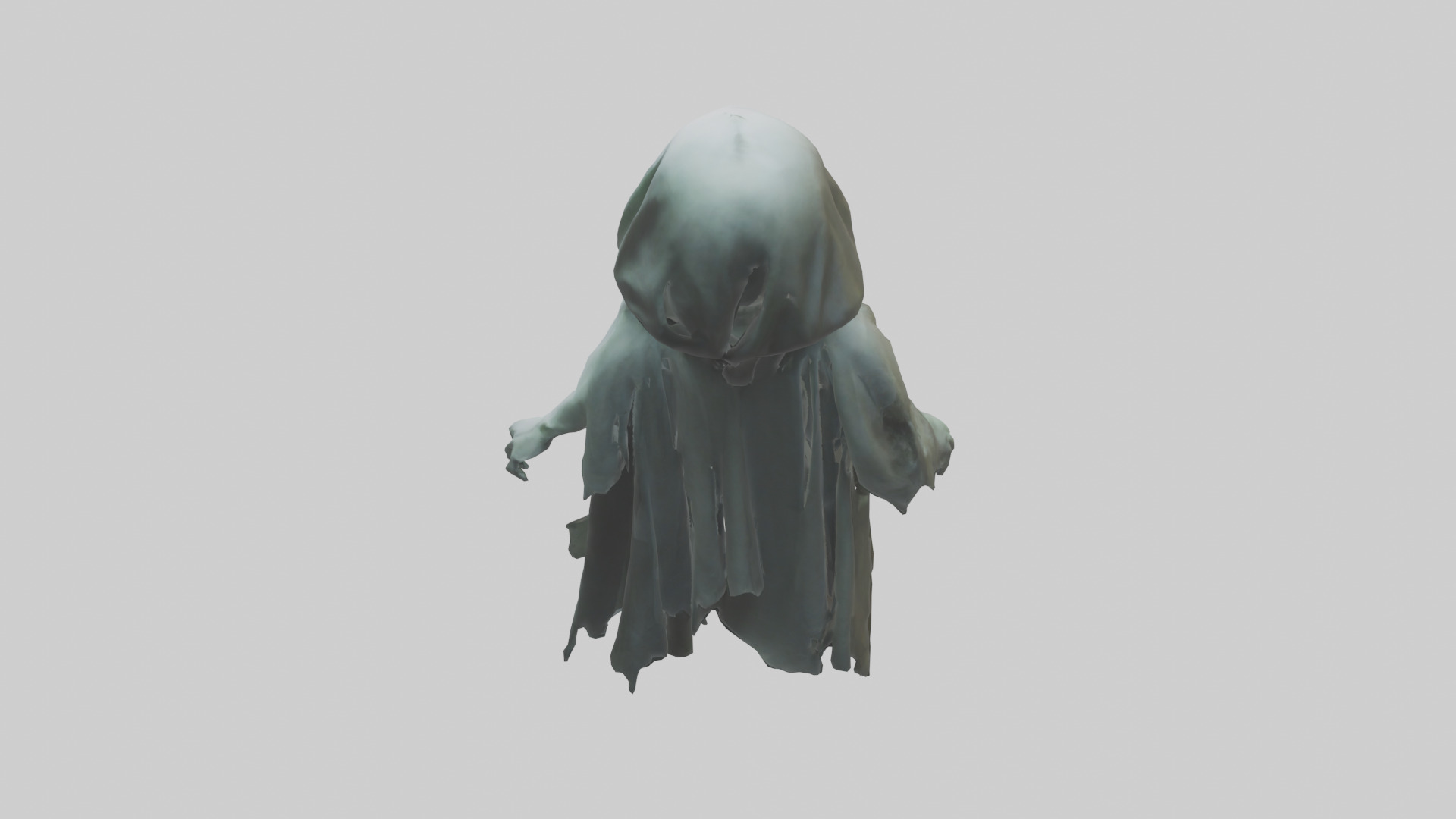 Haunted Phantom model Low-poly 3D model_15