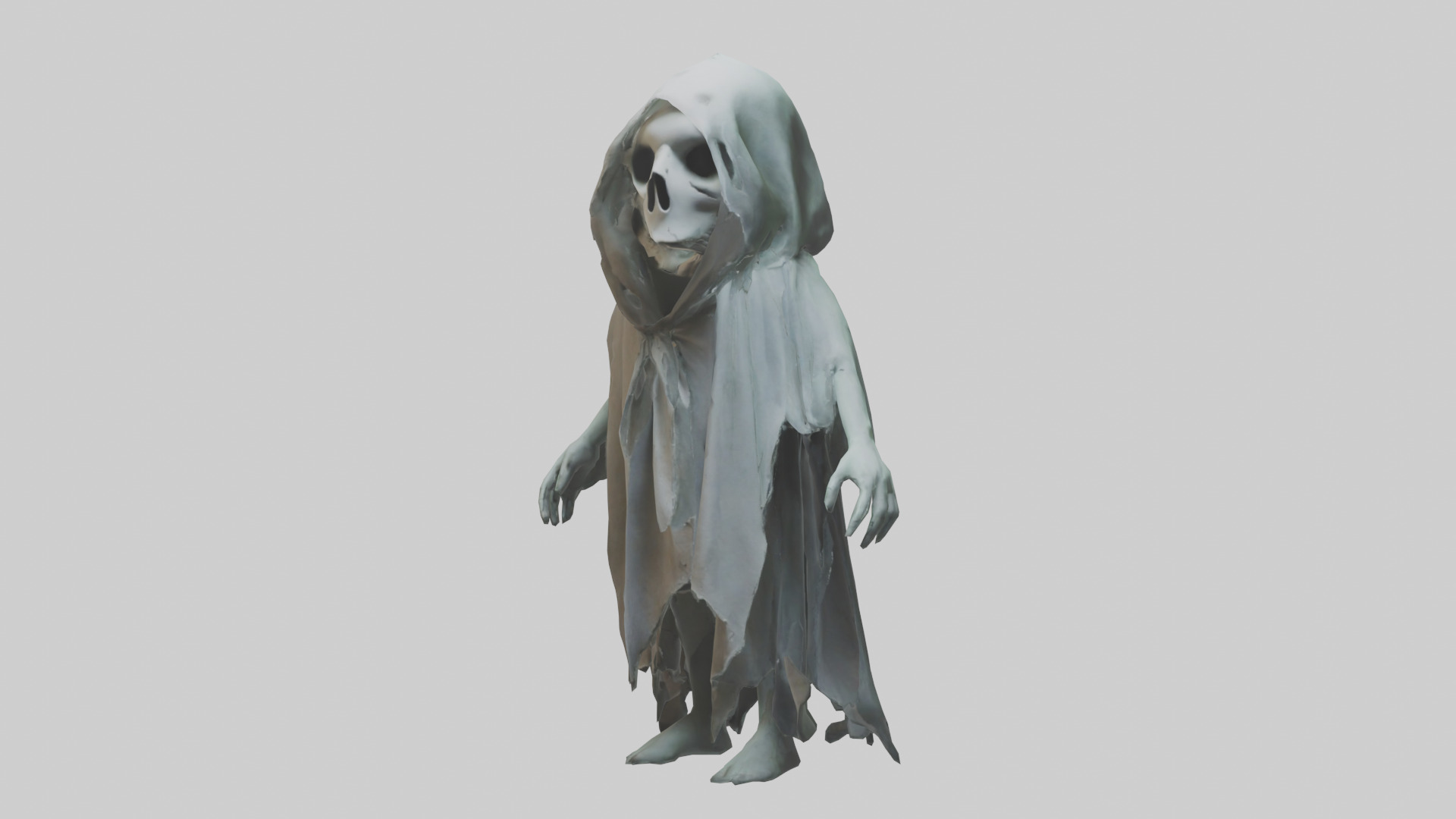 Haunted Phantom model Low-poly 3D model_10