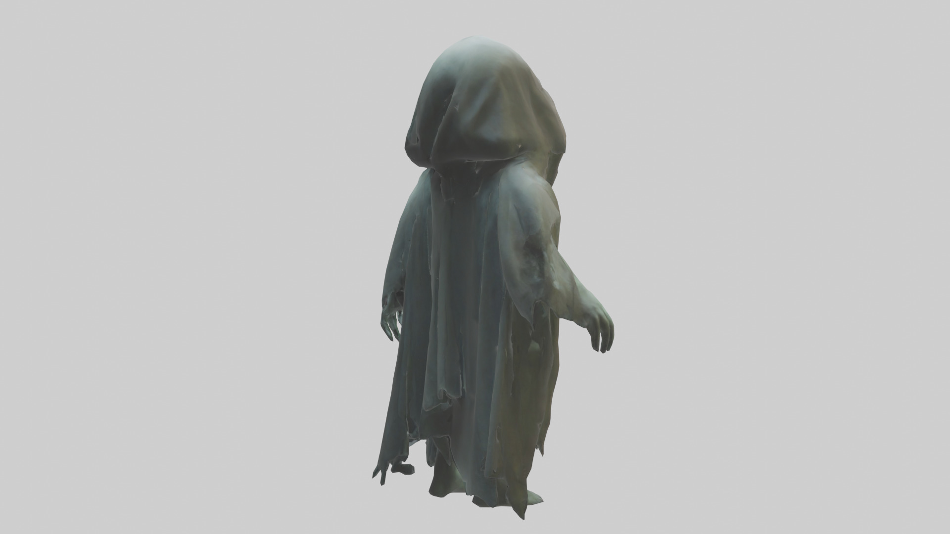 Haunted Phantom model Low-poly 3D model_2