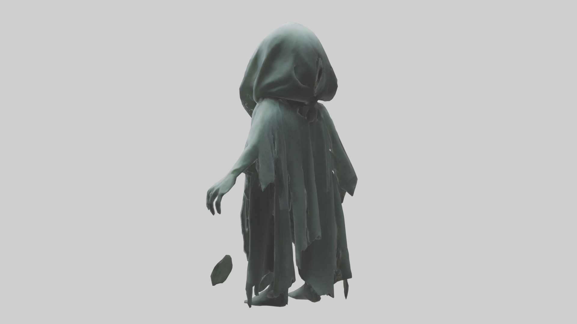 Haunted Phantom model Low-poly 3D model_1