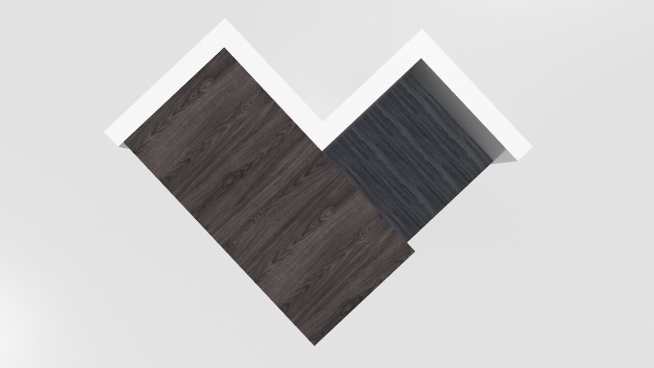 Modern Corner Bookcase 3D model_17