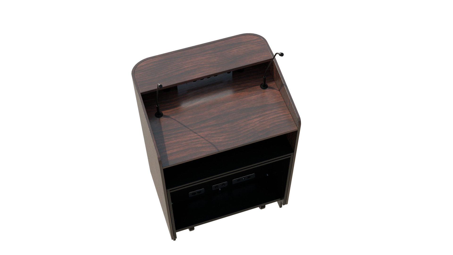 Elegance Lactern Podium 3D model_12